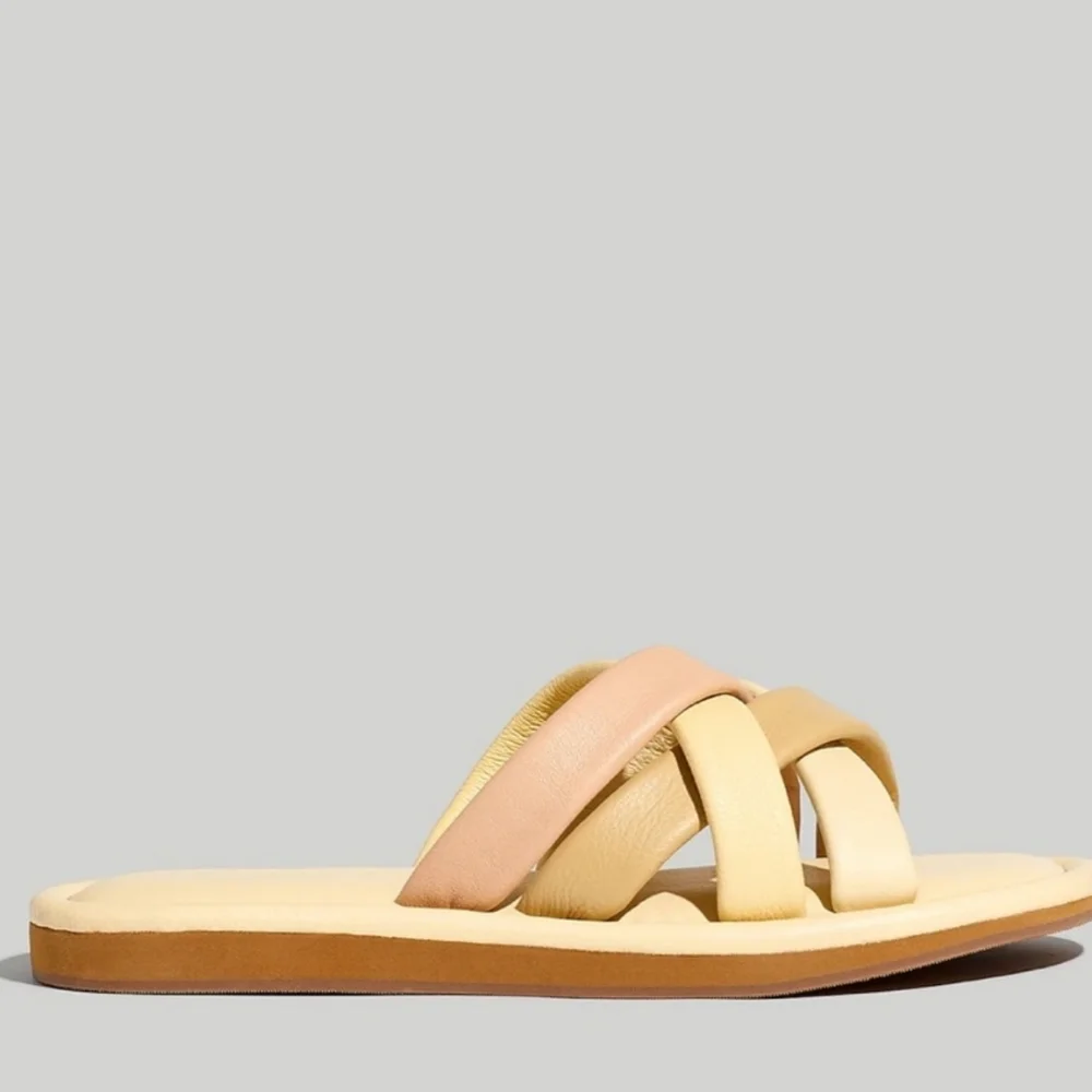 NWT Madewell Leeanndra slide in pastel multi size 8 - Picture 1 of 10